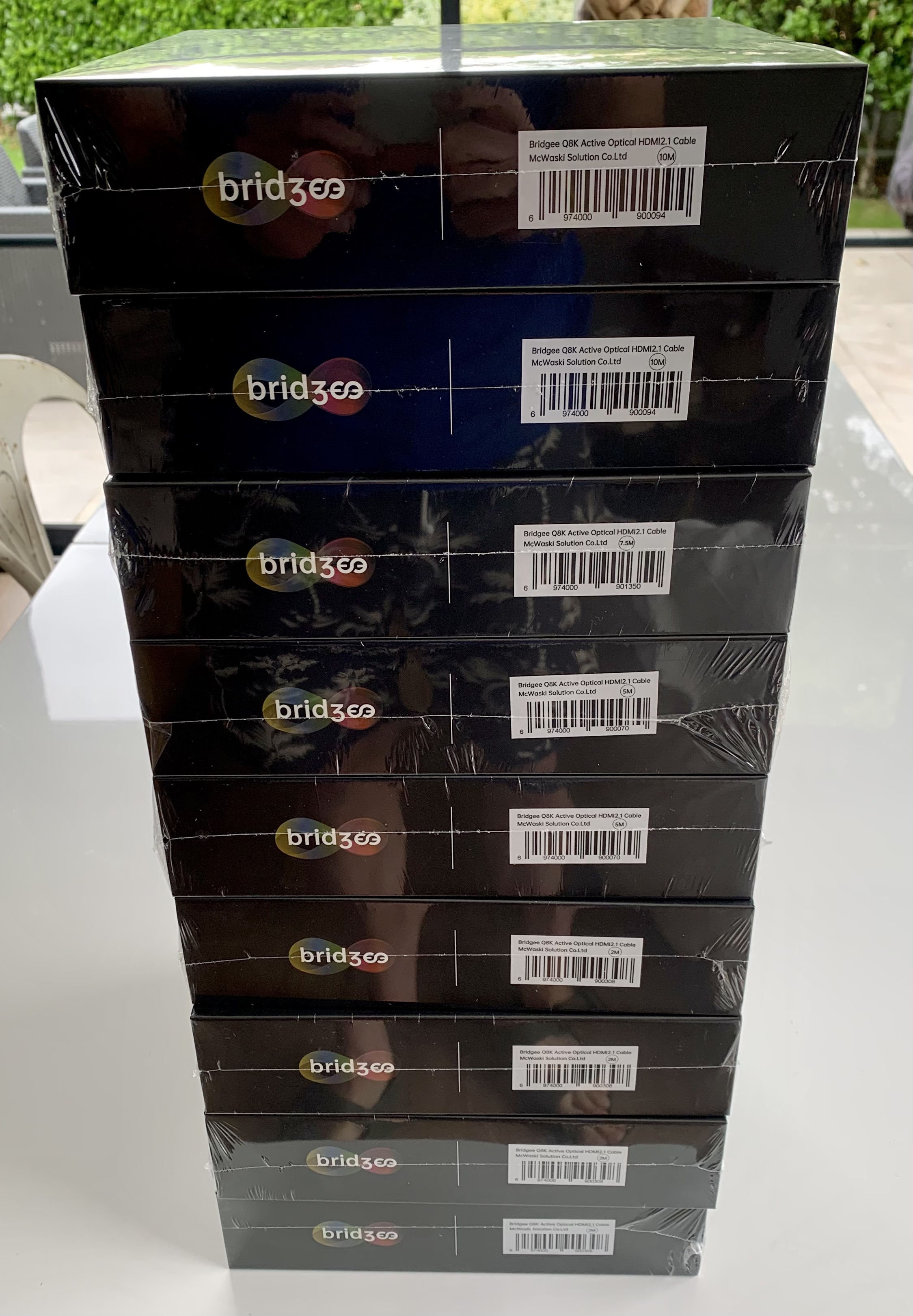 Cable HDMI Optique Bridgee Q8K series