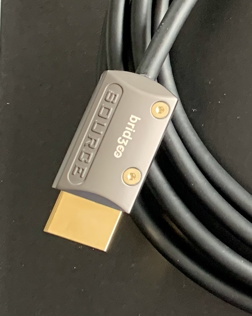 Cable HDMI (2mètres) Optique Bridgee Q8K series HDMI 2.1- HDCP2.3